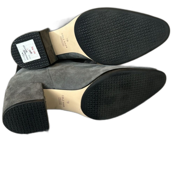 Cole Haan Grand Ambition Holland Grey Booties Size 7.0 New! - Picture 6 of 7